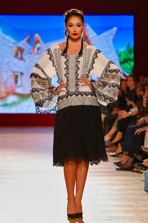 Rochie vascoza cu broderie freeshipping - Liza Panait Online Boutique